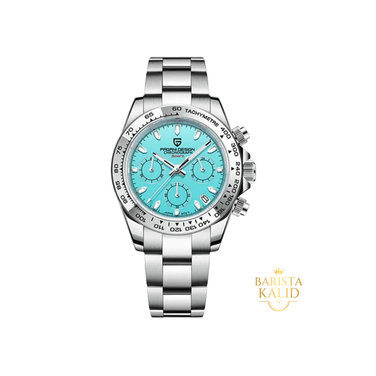 PAGANI DESIGN VK63 Luxury Chronograph Men's Watch — Sapphire Glass, Stainless Steel Bezel - - Watches