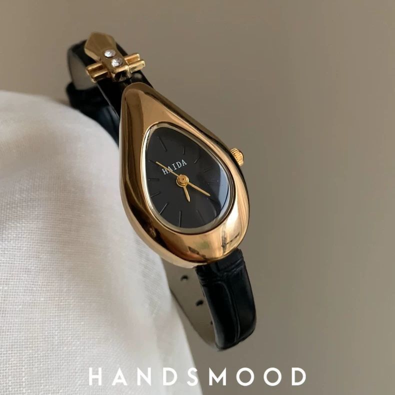 Women's Gold Bracelet Quartz Watch – Elegant Ladies Timepiece Gift Set - 10 - Watches