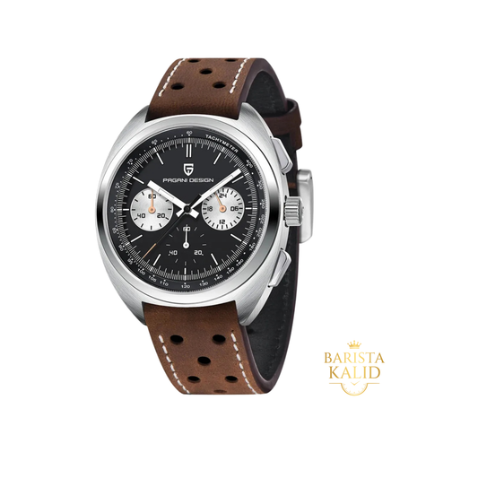PAGANI DESIGN 1782 Turtle Back Chronograph Men's Quartz Watch — Luminous Fashion Wristwatch - - Watches