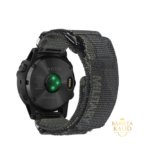 HEMSUT Nylon Military Watch Band for Garmin Quick fit 20mm 22mm 26mm — Fenix, Tactic, MARQ & Quatix - - Watch Accessories