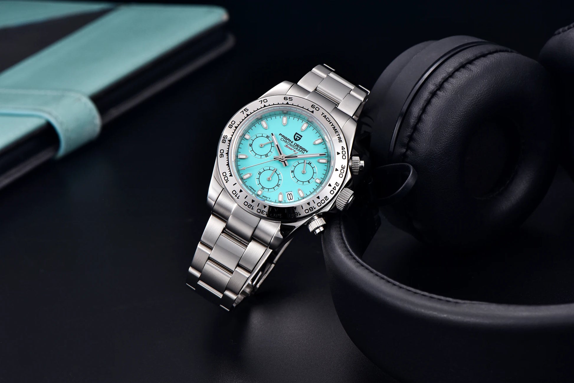 PAGANI DESIGN VK63 Luxury Chronograph Men's Watch — Sapphire Glass, Stainless Steel Bezel - - Watches
