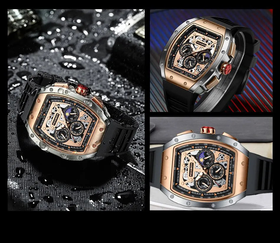 Luxury Military Sport Watch - Waterproof Chronograph Quartz Wristwatch for Men - - Watches