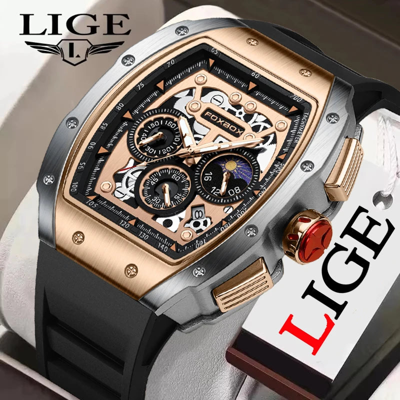 Luxury Military Sport Watch - Waterproof Chronograph Quartz Wristwatch for Men - - Watches