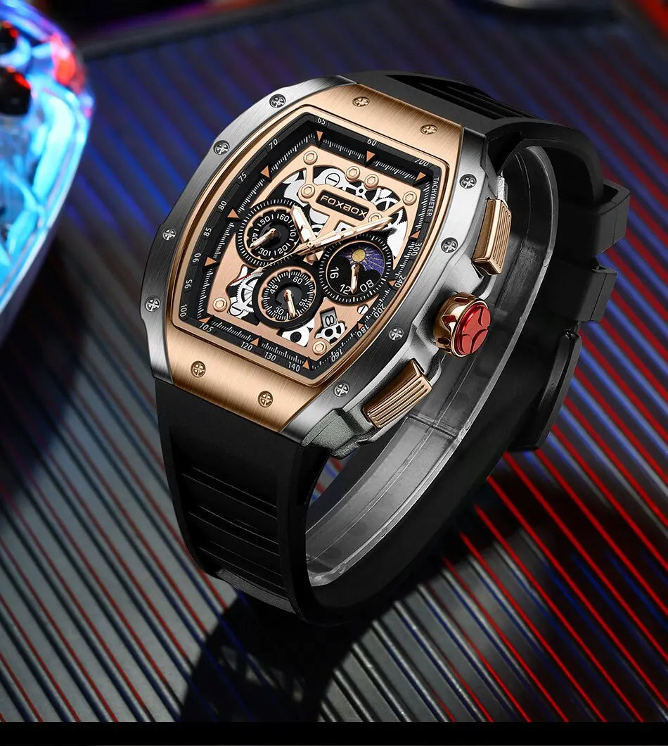 Luxury Military Sport Watch - Waterproof Chronograph Quartz Wristwatch for Men - - Watches