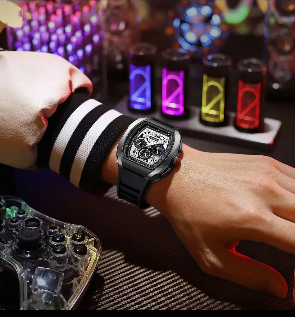 Luxury Military Sport Watch - Waterproof Chronograph Quartz Wristwatch for Men - - Watches