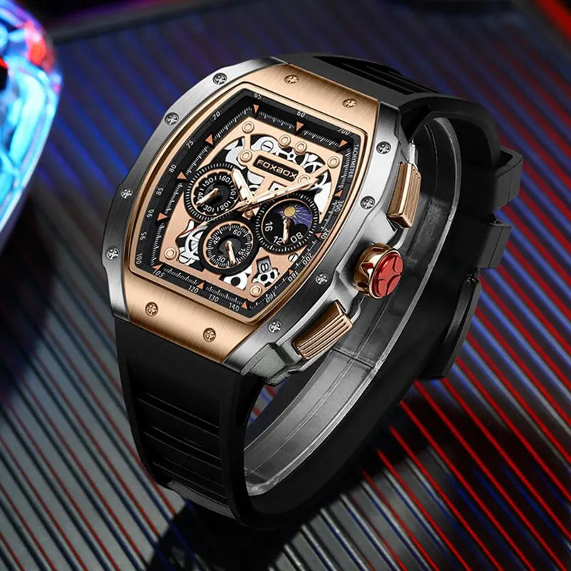 Luxury Military Sport Watch - Waterproof Chronograph Quartz Wristwatch for Men - - Watches
