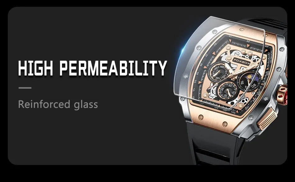 Luxury Military Sport Watch - Waterproof Chronograph Quartz Wristwatch for Men - - Watches