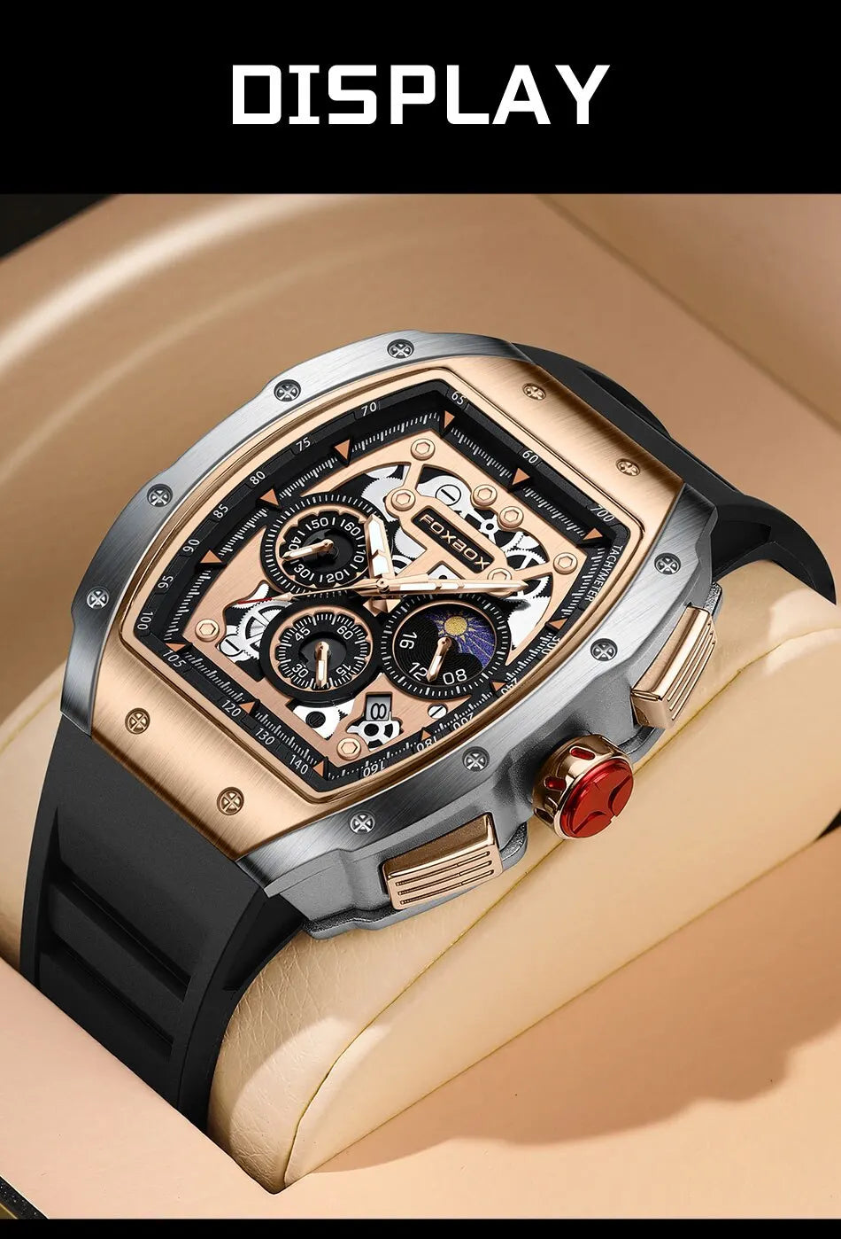 Luxury Military Sport Watch - Waterproof Chronograph Quartz Wristwatch for Men - - Watches
