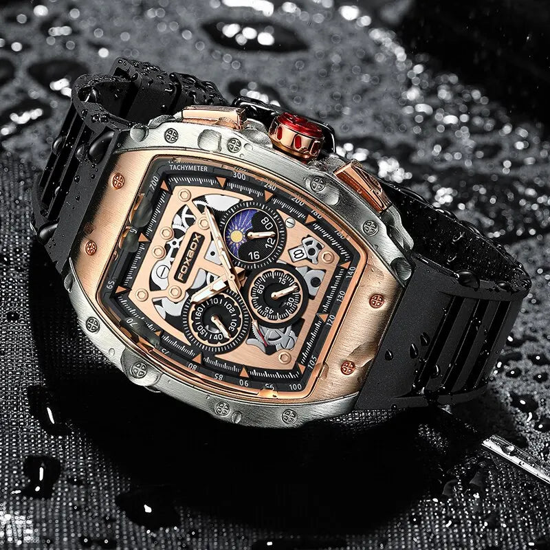Luxury Military Sport Watch - Waterproof Chronograph Quartz Wristwatch for Men - - Watches