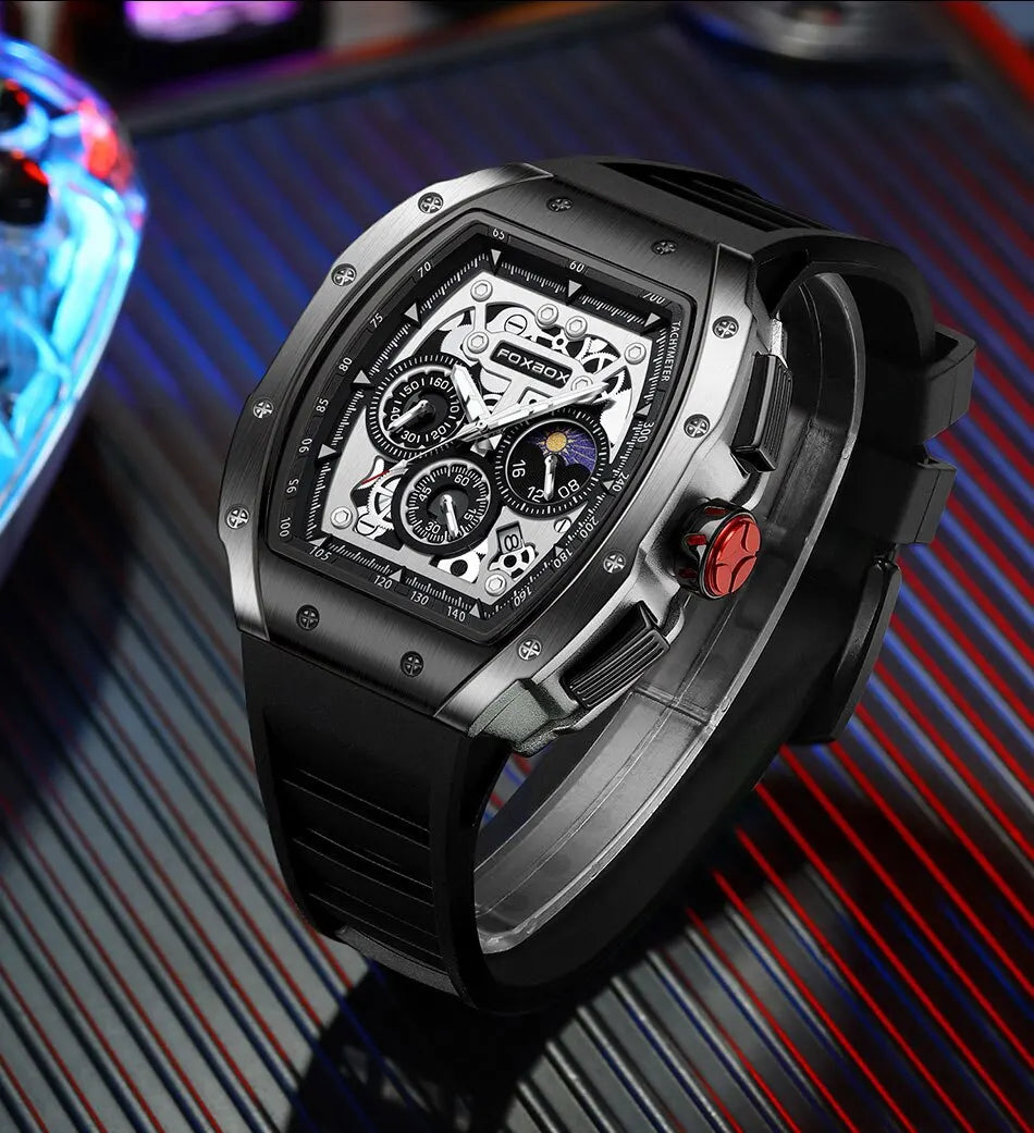 Luxury Military Sport Watch - Waterproof Chronograph Quartz Wristwatch for Men - - Watches
