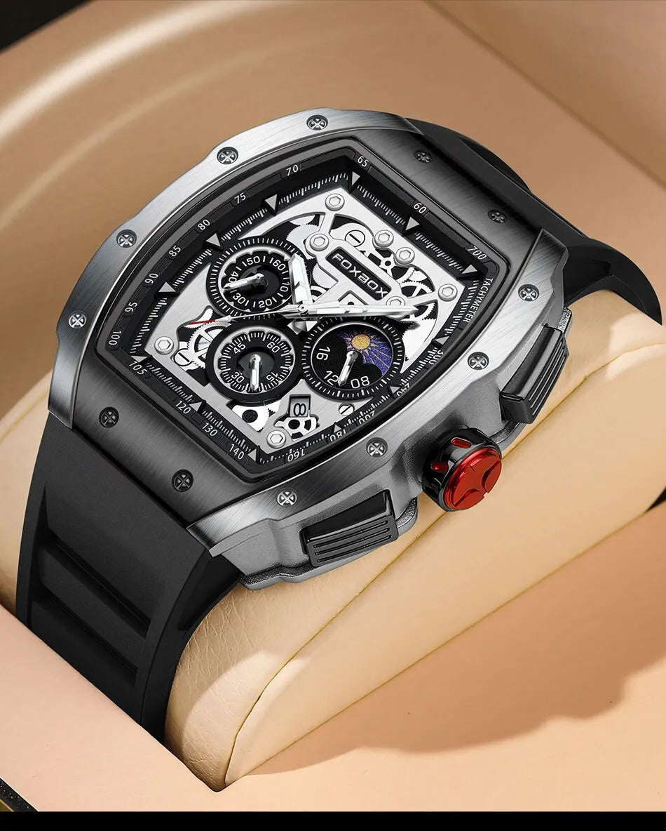 Luxury Military Sport Watch - Waterproof Chronograph Quartz Wristwatch for Men - - Watches