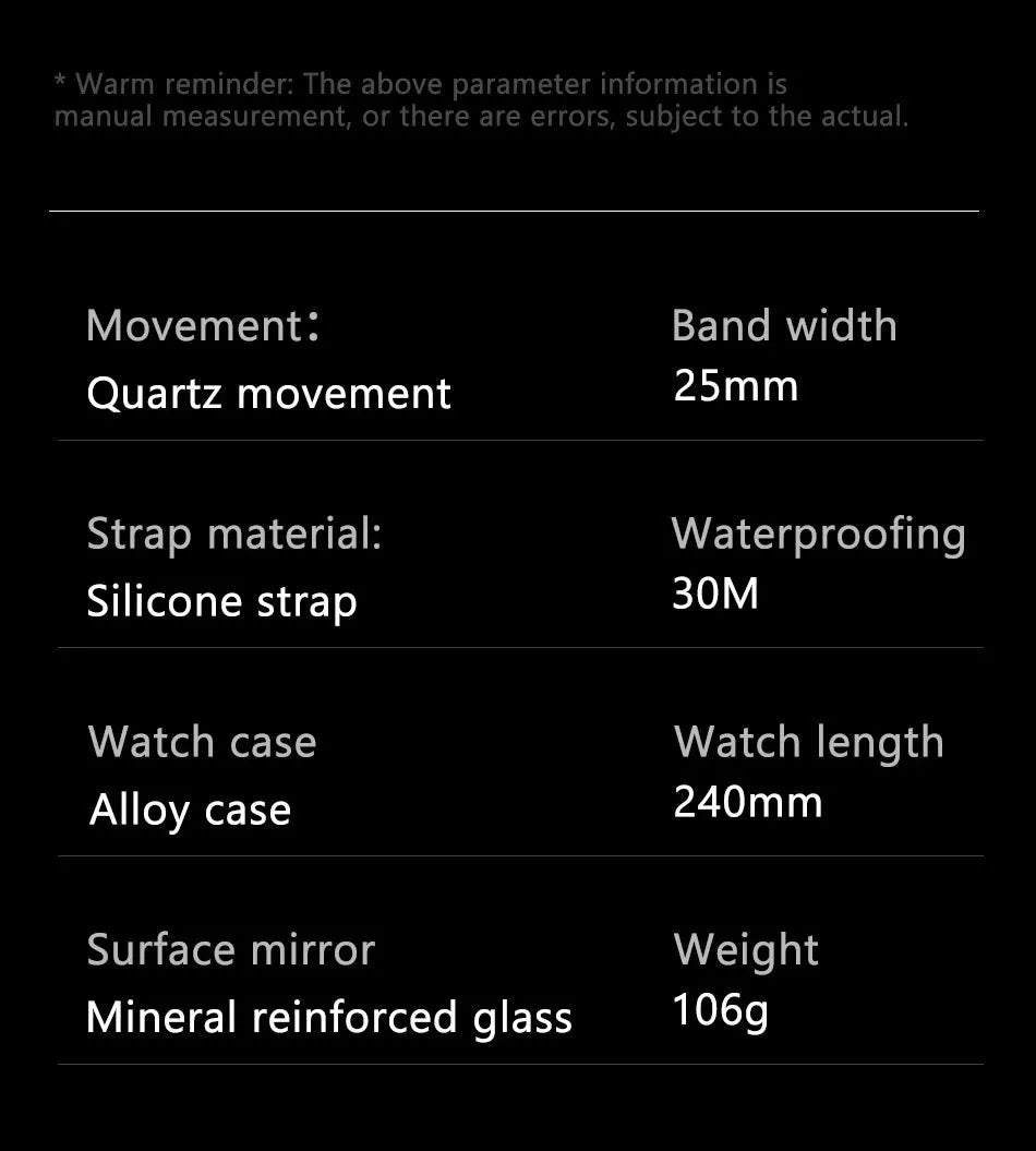 Luxury Military Sport Watch - Waterproof Chronograph Quartz Wristwatch for Men - - Watches