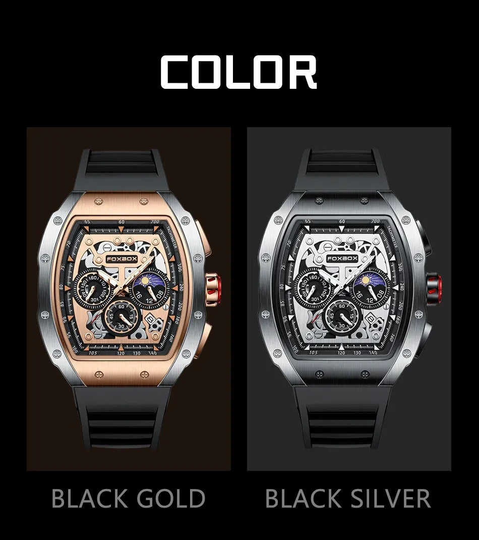 Luxury Military Sport Watch - Waterproof Chronograph Quartz Wristwatch for Men - - Watches