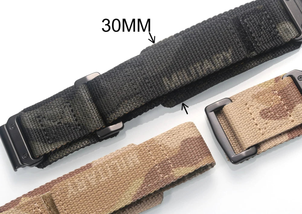 HEMSUT Nylon Military Watch Band for Garmin Quick fit 20mm 22mm 26mm — Fenix, Tactic, MARQ & Quatix - - Watch Accessories