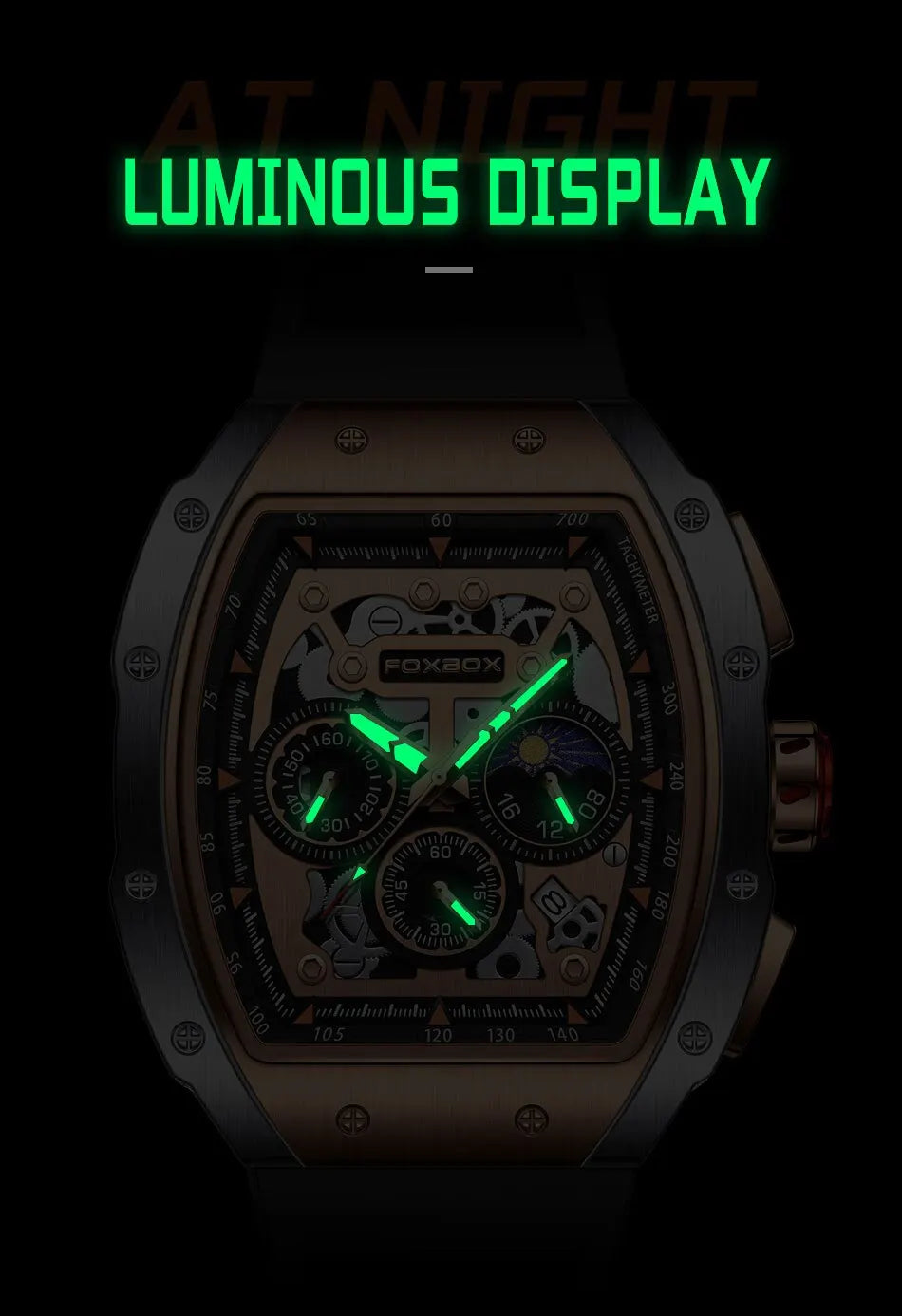 Luxury Military Sport Watch - Waterproof Chronograph Quartz Wristwatch for Men - - Watches