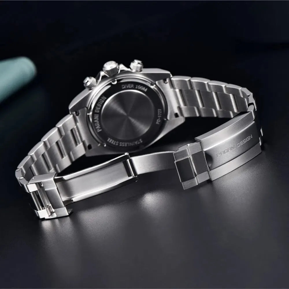 PAGANI DESIGN VK63 Luxury Chronograph Men's Watch — Sapphire Glass, Stainless Steel Bezel - - Watches