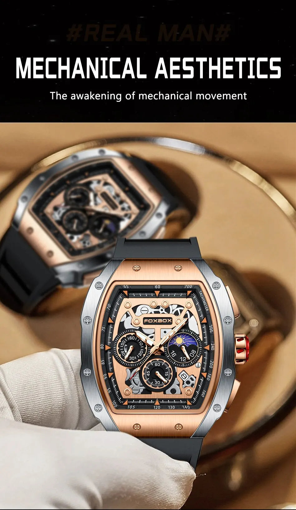 Luxury Military Sport Watch - Waterproof Chronograph Quartz Wristwatch for Men - - Watches