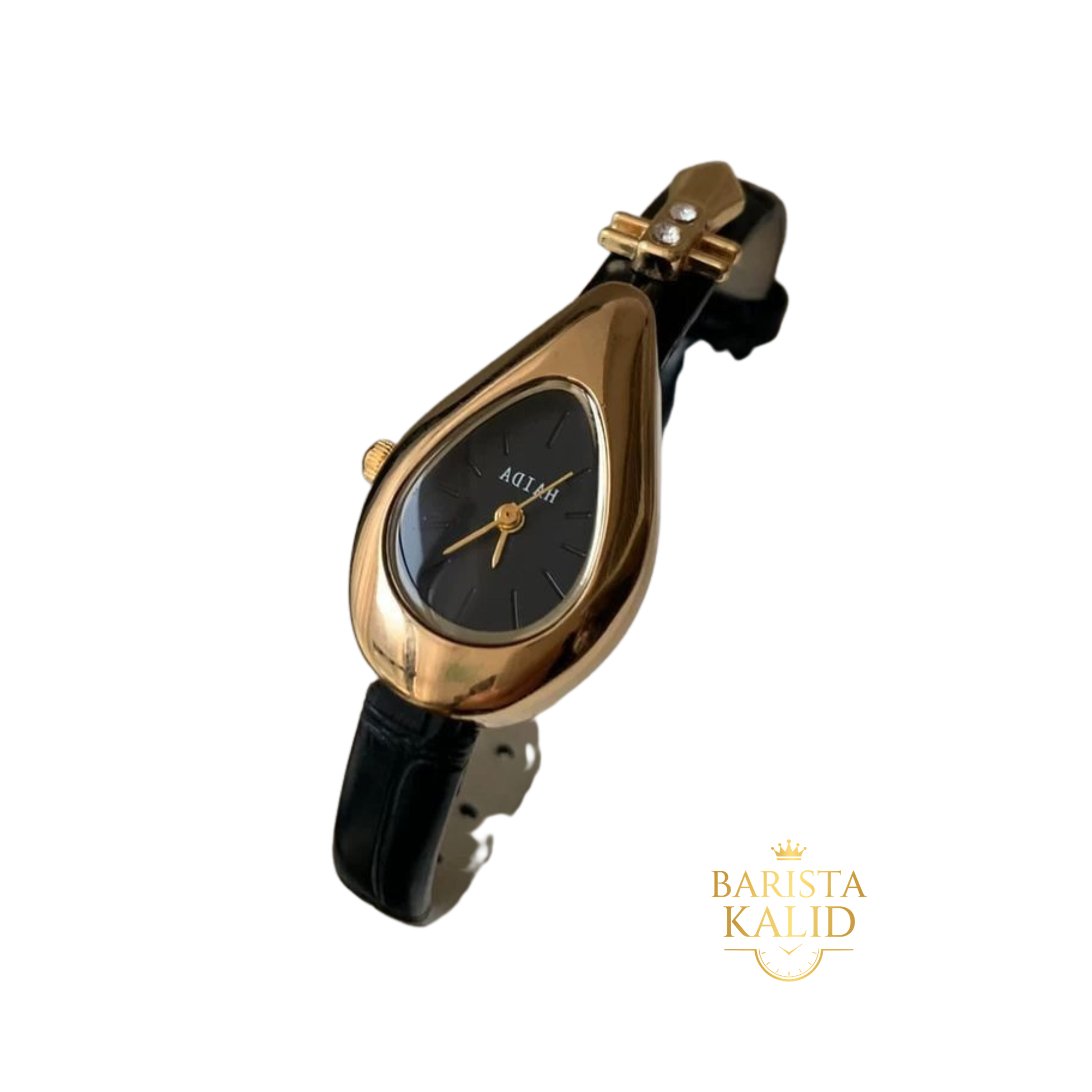 Women's Gold Bracelet Quartz Watch – Elegant Ladies Timepiece Gift Set - - Watches