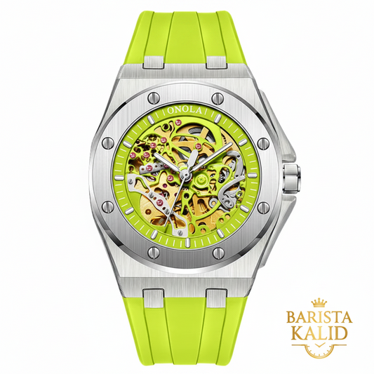 ONOLA Luxury Automatic Mechanical Watch for Men — Waterproof Sports Wristwatch - - Watches